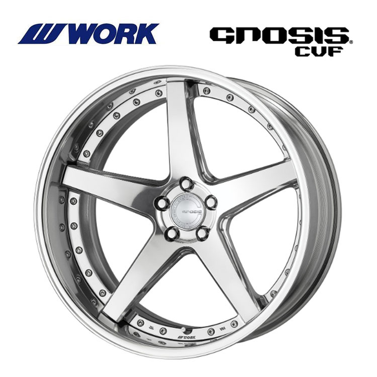 送料無料 ワーク WORK GNOSIS CVF FULL REVERSE ディープコンケイブ DEEP RIM Wdisk 8J-20 +20~3 5H-100 【2本セット 新品】拍卖