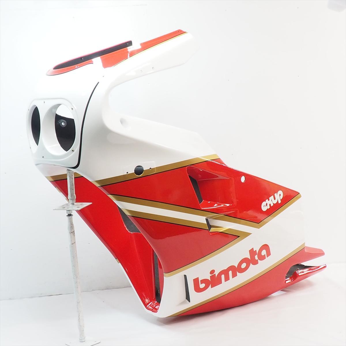 ビモータ YB6 Exup 88-90年 純正 アッパーカウル 未使用 bimota フロントカウル フェアリング YB-6拍卖