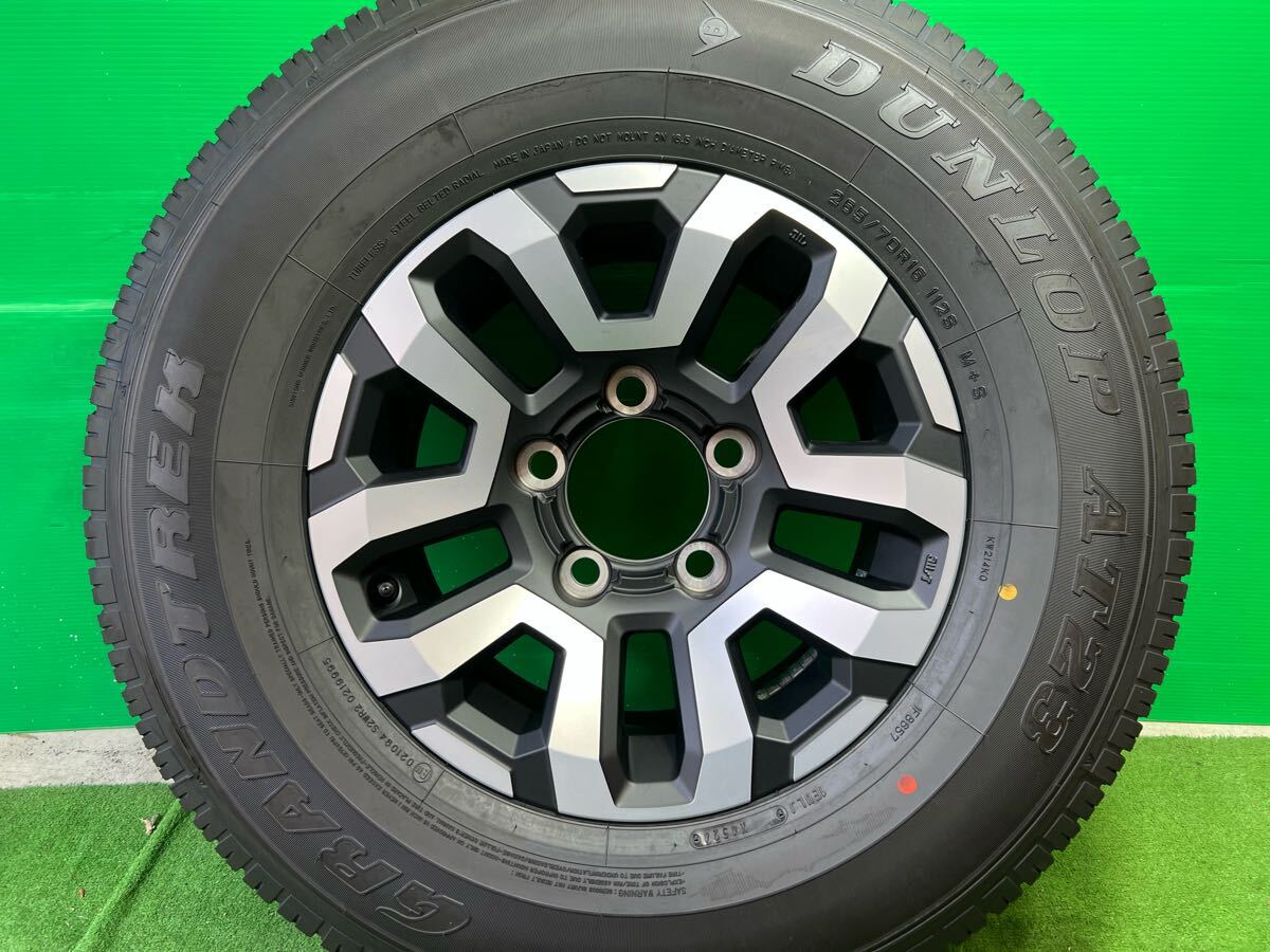★新車外しスペア★1本のみ★TOYOTA 70ランクル純正 16インチ★ダンロップ AT23 265/70R16 2024年製造★7+0 5H150★70ランドクルーザー拍卖