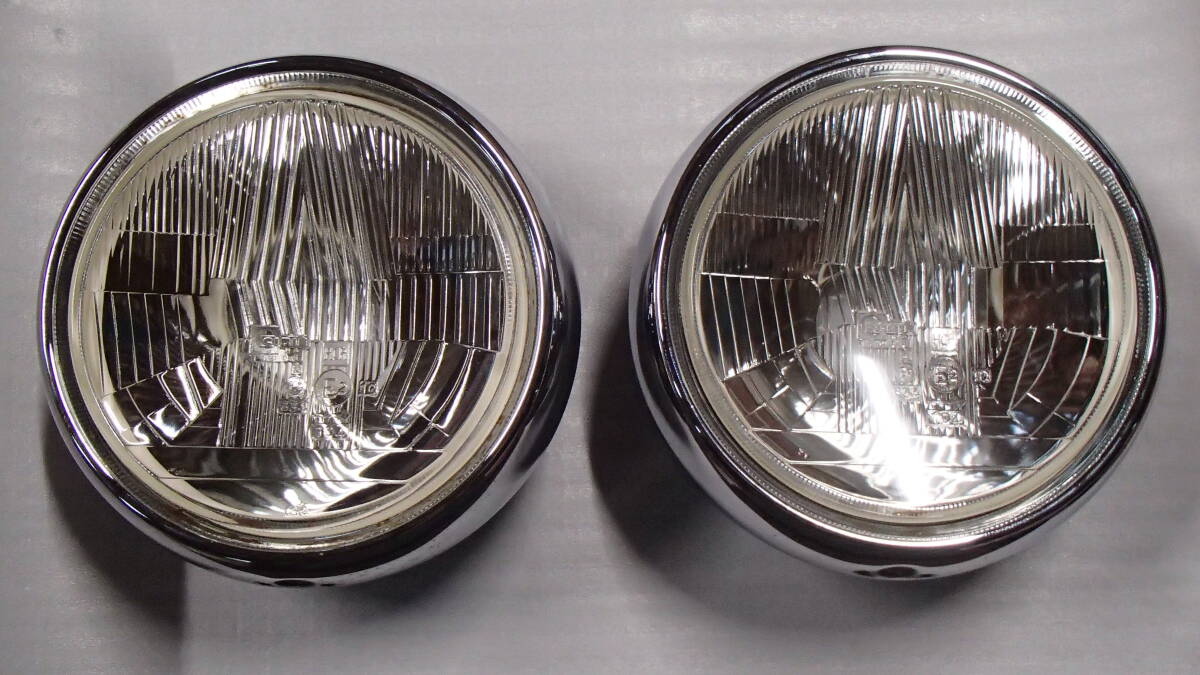 CIBIE 634 H4 フォグランプ レンズリムのみ 2個 凹みレンズ143ミリ リム180ミリ拍卖