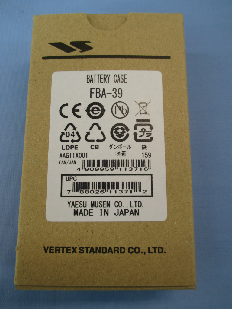 YAESU FBA−39 乾電池ケース 新品拍卖
