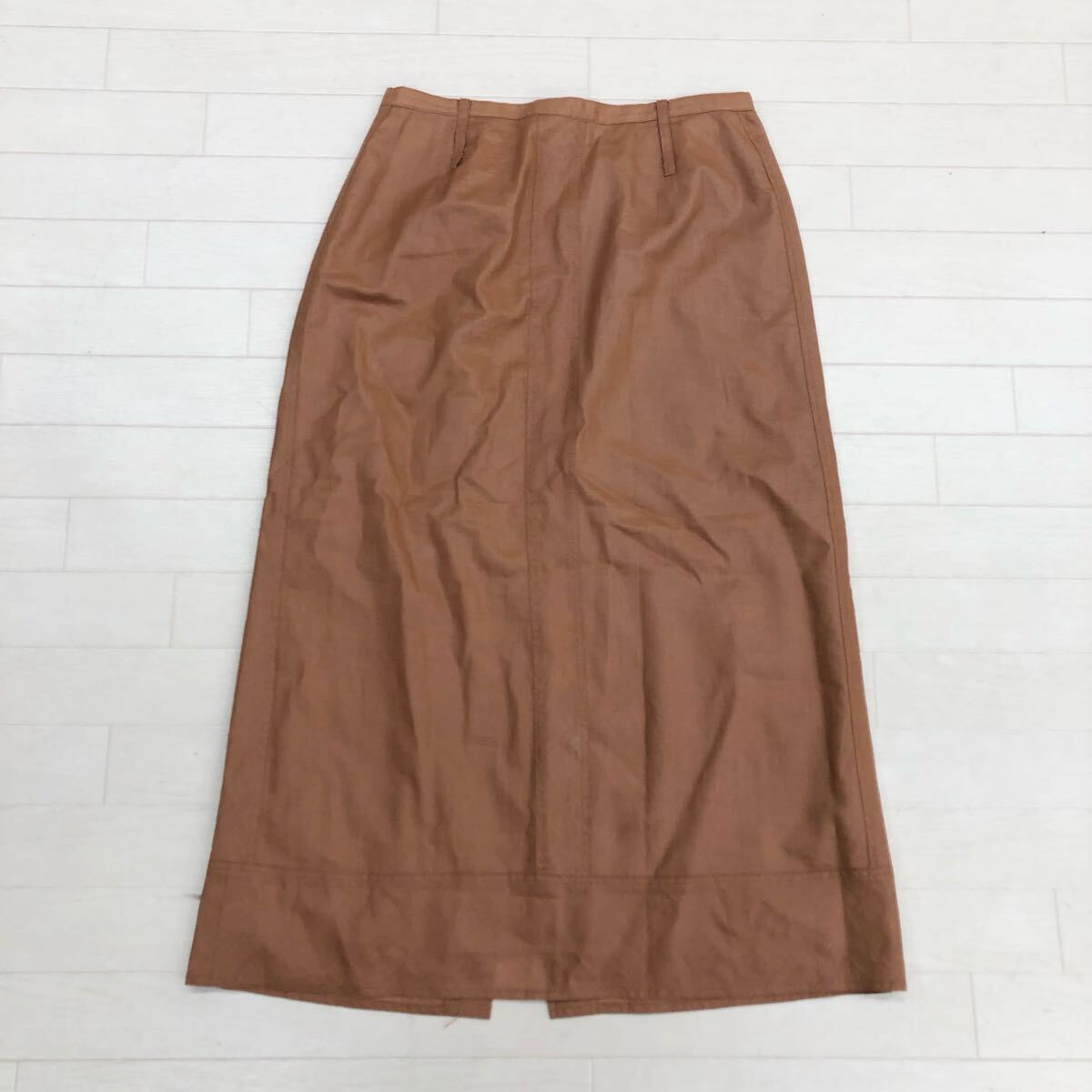 1756〓 EVEX by KRIZIA エヴェックスバイクリツィア ナロースカート レディース サイズ42 ブラウン ボトムス ロングスカート拍卖