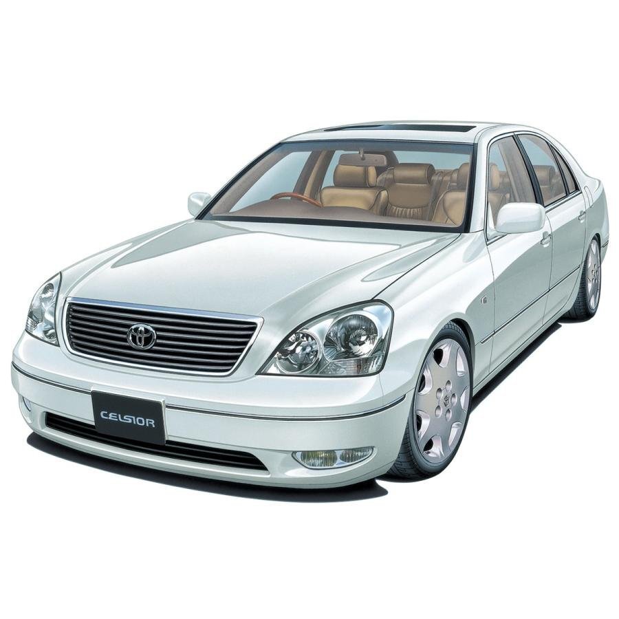 【プラモデル】AOSHIMA アオシマ文化教材社 カープラモデル ザ☆モデルカー 1/24 TOYOTA トヨタ UCF30 セルシオ '00【送料800円】拍卖
