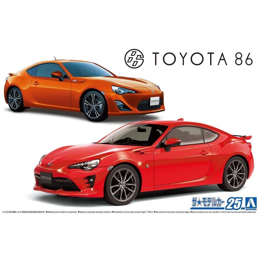 【プラモデル】AOSHIMA アオシマ文化教材社 1/24 TOYOTA トヨタ ZN6 TOYOTA86 '16/スケールモデル 自動車 組立キット【送料800円】拍卖