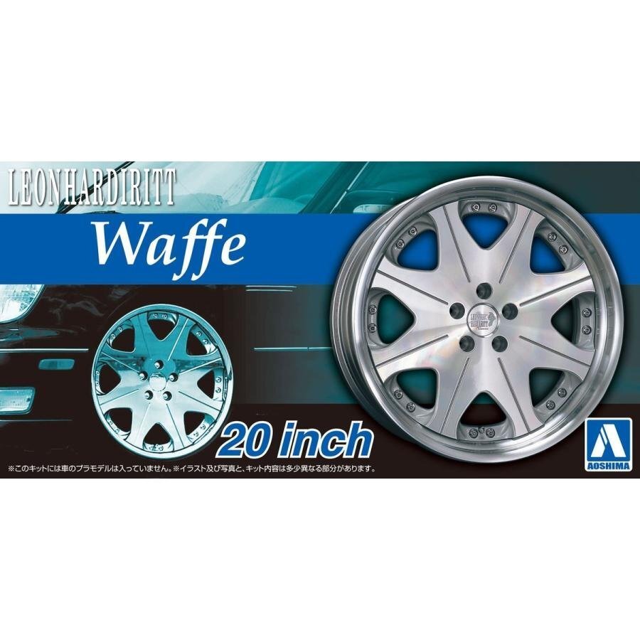 【プラモデル】AOSHIMA アオシマ文化教材社 ザ☆チューンドパーツ 1/24 レオンハルト ヴァッフェ 20インチ【送料800円】拍卖