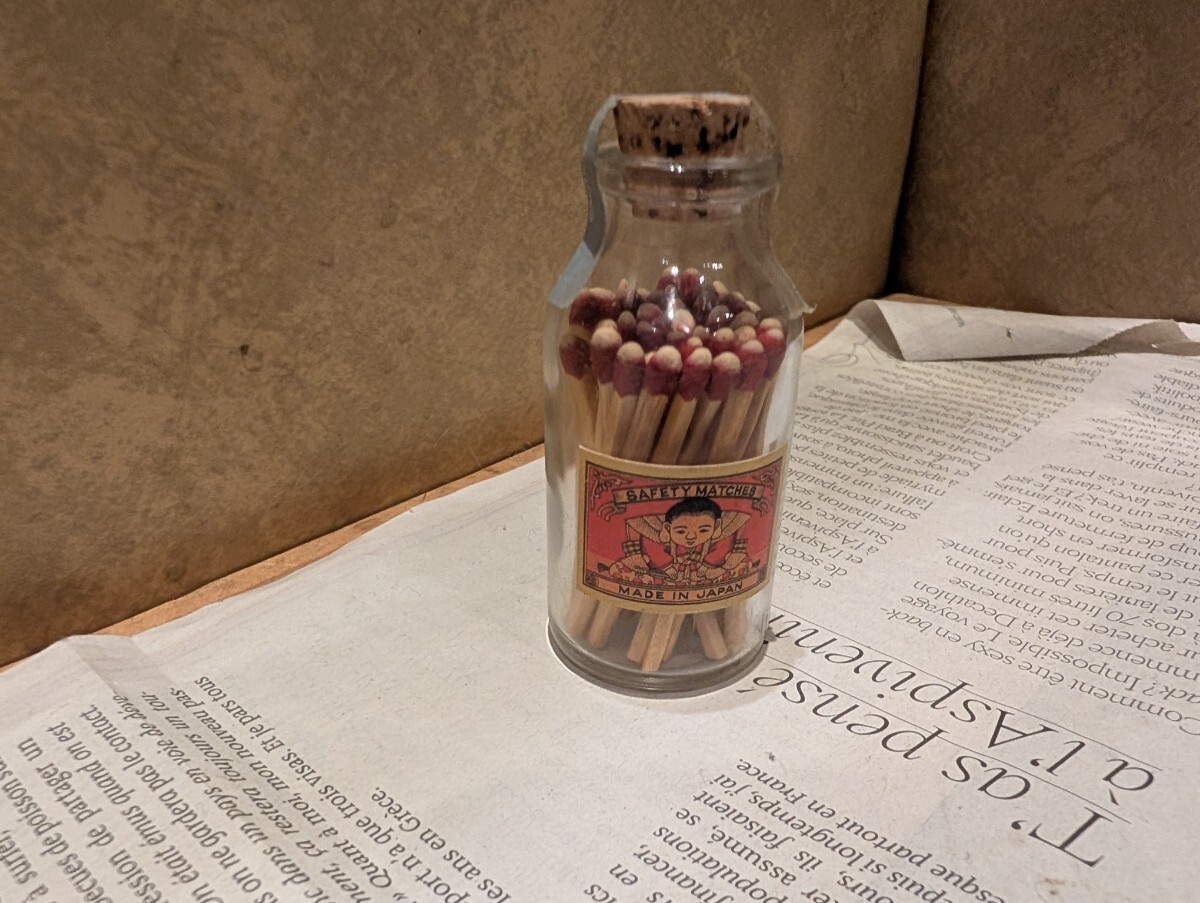 未開封【ノスタルジック ロウマッチ 瓶】メイドインジャパン made in Japan 最後のひとつ 昭和マッチ 当時物 マッチコレクション 貴重拍卖