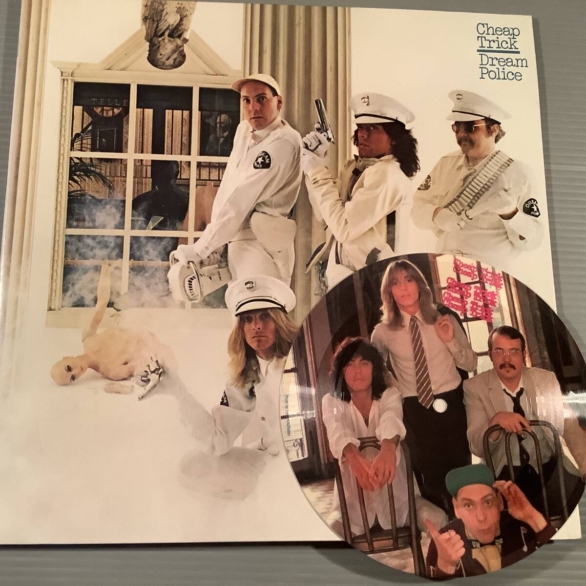 LP(日本盤)●チープ・トリック/ドリーム・ポリス※来日記念特典付:渋谷陽一のロック講座・ピクチャーシート付●美品!拍卖