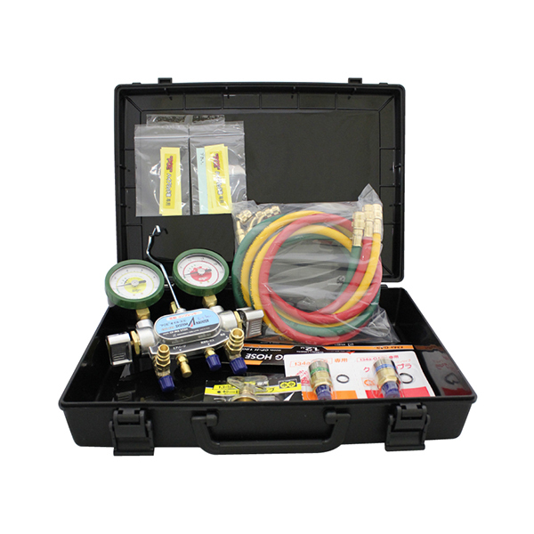 デンゲン Dengen ハイブリッド POE専用 ガスチャージセット エアコン ガスチャージ マニホールドゲージ セット YM-134H拍卖