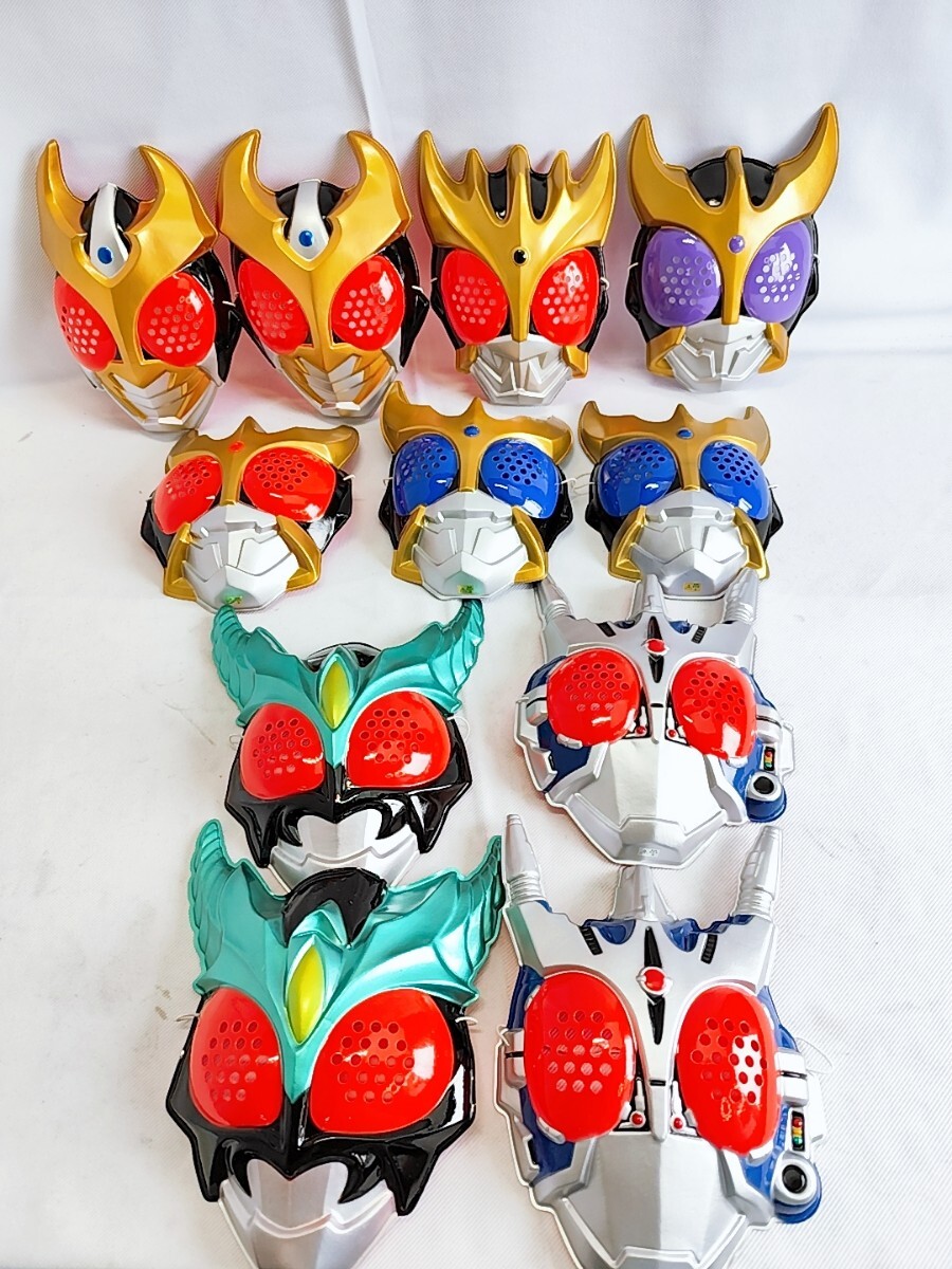 仮面ライダー クウガ アギト ギルス G3 お面 まとめ 当時物 コレクション アンティーク レア 仮面ライダークウガ レトロ 平成ライダー(0529拍卖