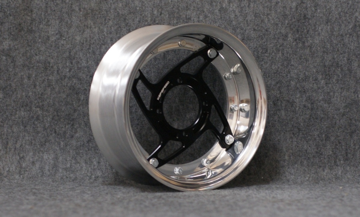 KEPSPEED製 モンキー用【10インチ-5.5J】ワイドホイールセット(ブラックアルマイト スポーク)拍卖