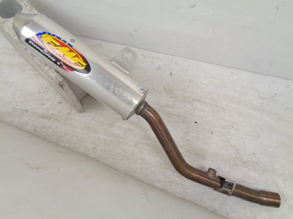 Dトラッカー125 KLX125 LX125D 09-17 FMF パワーコア4 スリップオン サイレンサー マフラー 良品【G175】拍卖