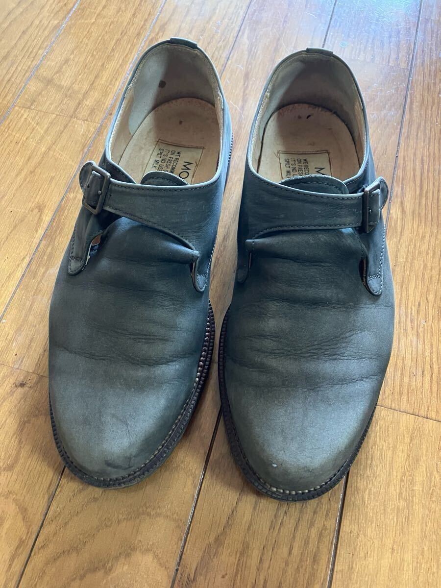 【中古品】MOOG スウェード革 グリーン 24cm拍卖