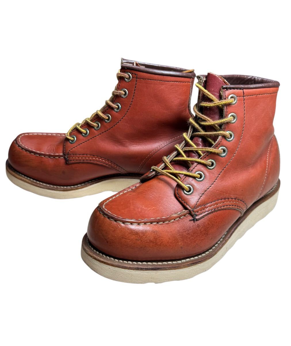 羽タグ USA製 00年 RED WING レッドウイング 8875 セッターブーツ 赤茶 オロラセット US5.5E 23.5㎝拍卖
