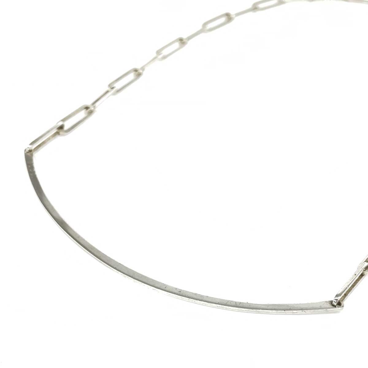 ◆GUCCI グッチ SVチョーカー◆ シルバーカラー 925 レディース ヴィンテージ ネックレス イタリア製 accessory アクセサリー拍卖