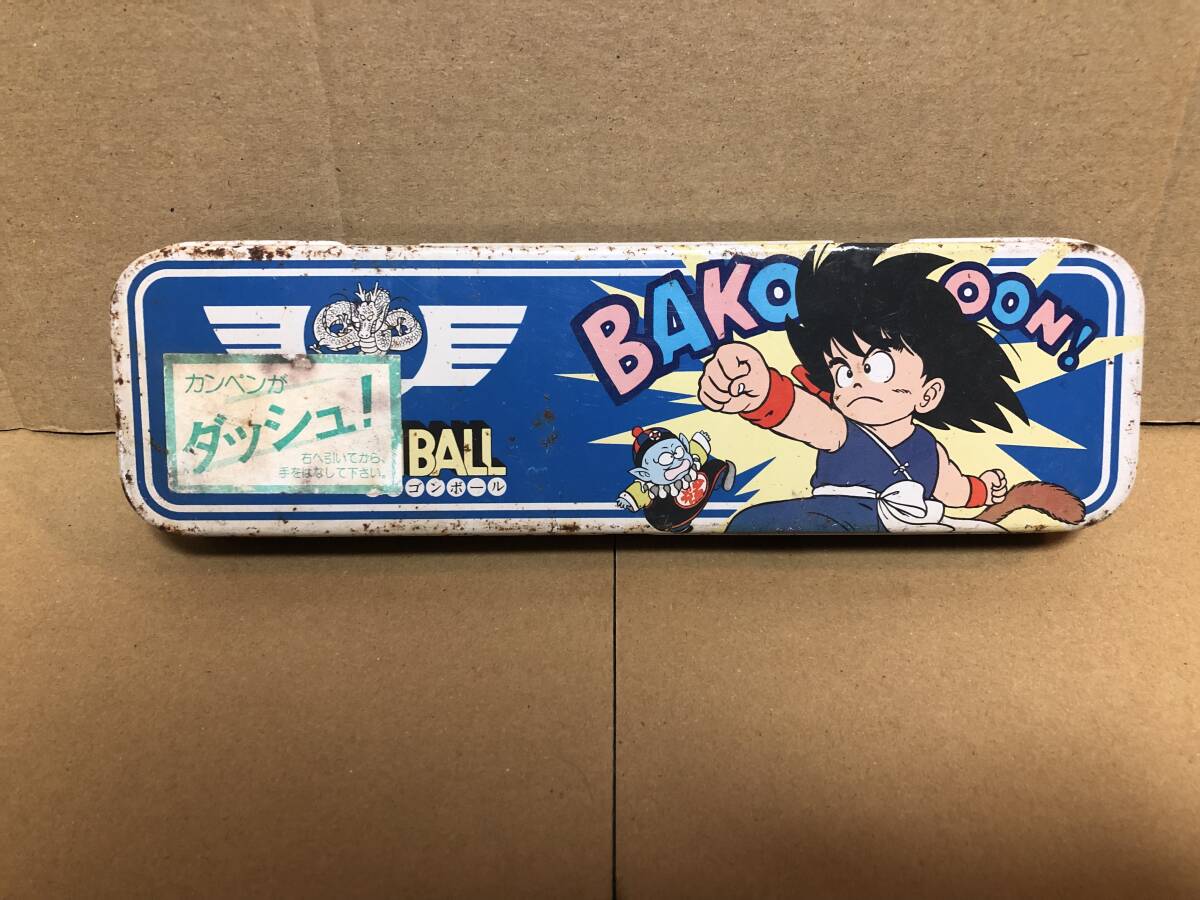 超希少【1986年】 ドラゴンボール 〜走るカンペン〜 缶ペン 筆箱 文房具 筆記用具 鳥山明の世界 無印 昭和レトロ マッスルタワーの闘い編 拍卖