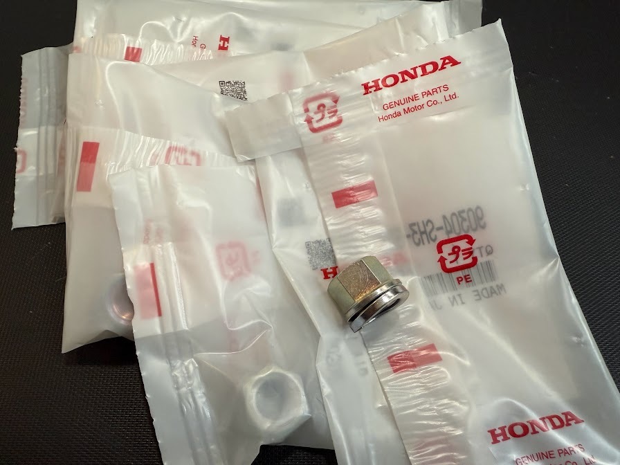 ホンダ EF シビック・CR-X ショックのナットワッシャー 8個セット 純正部品未使用拍卖