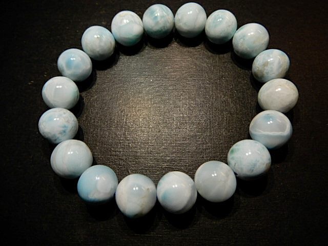 高級天然貴石BD6892 ラリマー 超極上級美品 11.5mm超人気お勧め拍卖