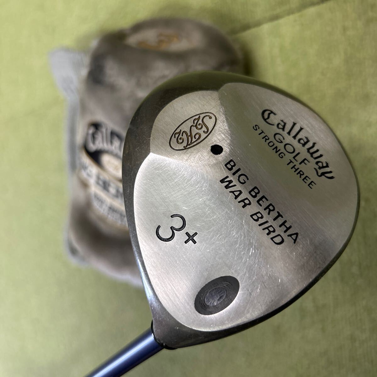 A873 希少美品 キャロウェイ BIG BERTHA WAR BIRD 3+ STRONG THREE 純正カーボンJV フレックスR拍卖