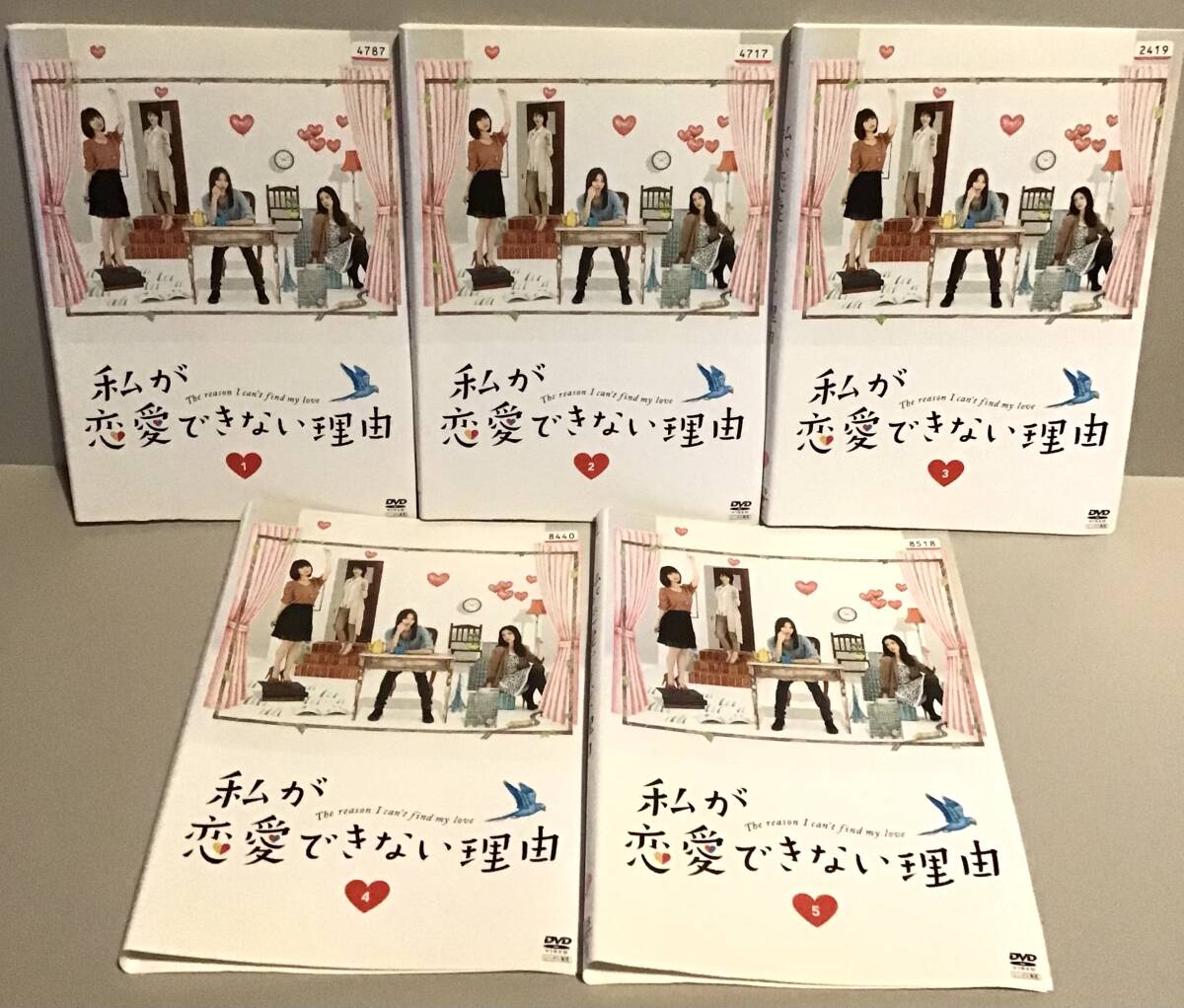 私が恋愛できない理由 全5巻 DVD / 香里奈 吉高由里子 大島優子 田中圭 倉科カナ 中尾明慶 即決。拍卖