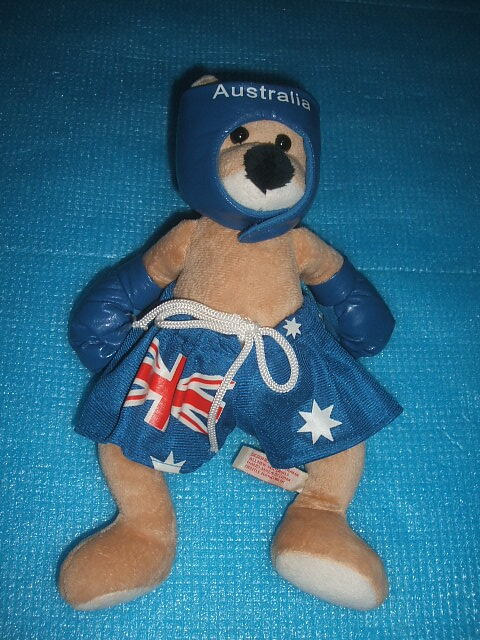 レア!AUSSIE FRIENDS G'dy My nameis BLUEY ぬいぐるみ(カンガルーのボクサー)拍卖