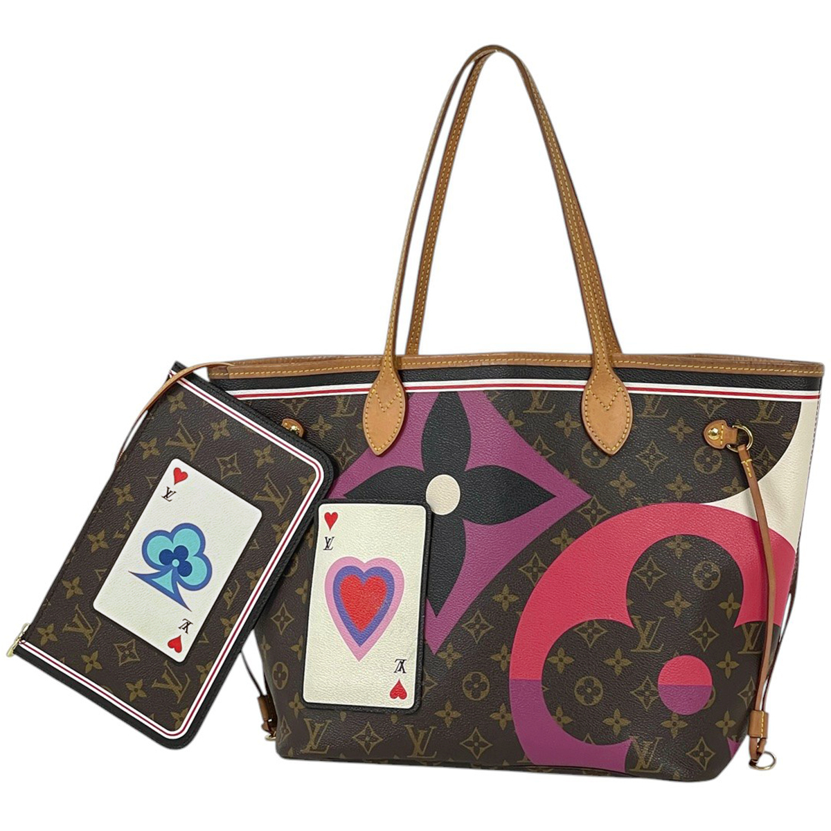 ルイ・ヴィトン Louis Vuitton ネヴァーフル MM ゲーム オン コレクション トートバッグ モノグラム ブラウン M57452【中古】拍卖