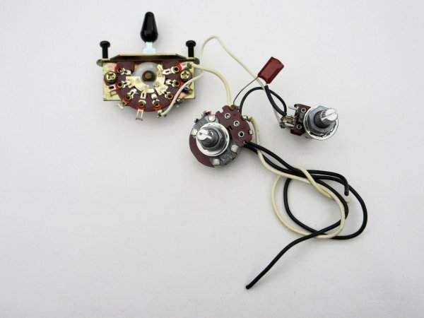 FERNANDES フェルナンデス YM-50型スイッチ&電装パーツ 1V1T トーンPUSH/PULL 3PU用電装 89年製FERNANDES FR-55T拍卖