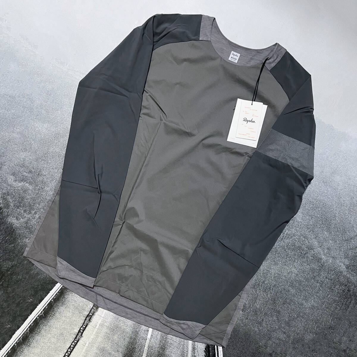 新品 Rapha Men's Trail Windblock Jersey Mサイズ マッシュルーム ラファ メンズ トレイル ウィンドブロック ジャージ 長袖 グレー拍卖