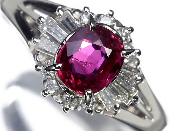 6OZ13128S【売り切り】新品【RK宝石】≪RUBY≫ 美しい深紅の輝き!! 極上ルビー 大粒0.86ct 極上ダイヤモンド Pt900 高級リング ダイヤ拍卖