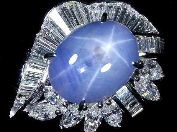 8IGL14092SS【売り切り】新品【RK宝石】上質非加熱スターサファイア 特大11.77ct! 極上ダイヤモンド 総計2.41ct Pt900 超高級リング ダイヤ拍卖