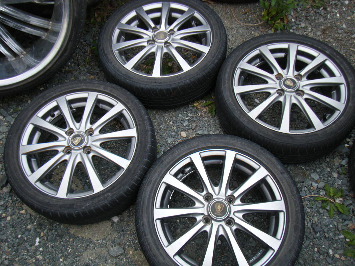 社外ホイール MANARAY 165/50-15 4穴 GM10 3拍卖