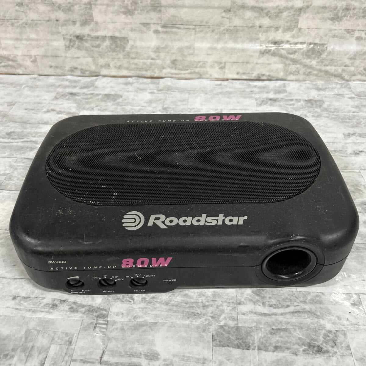 SKAM-1069 ▲ 音響機器 Roadstar SW-800 8.0W アクティブチューンアップサブウーファー オーディオ機器 通電未確認 本体のみ拍卖