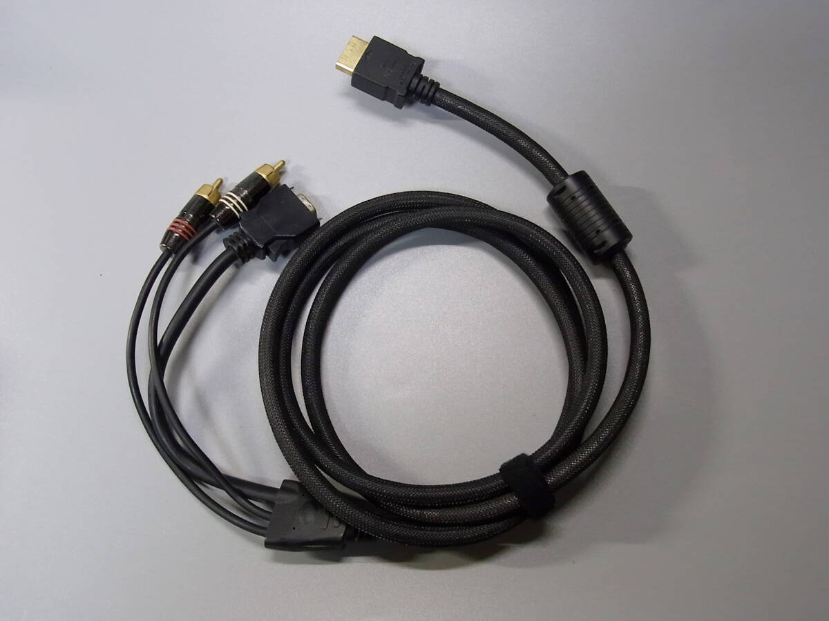【送料無料】FUJIWORK D端子ケーブル PS2 PS3 金メッキ 極太ケーブル拍卖