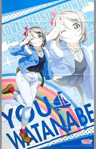 【渡辺曜】セガ ラブライブ!サンシャイン!! Over the Rainbow 劇場公開記念キャンペーンハイパージャンボマルチクロス 新品・未開封拍卖