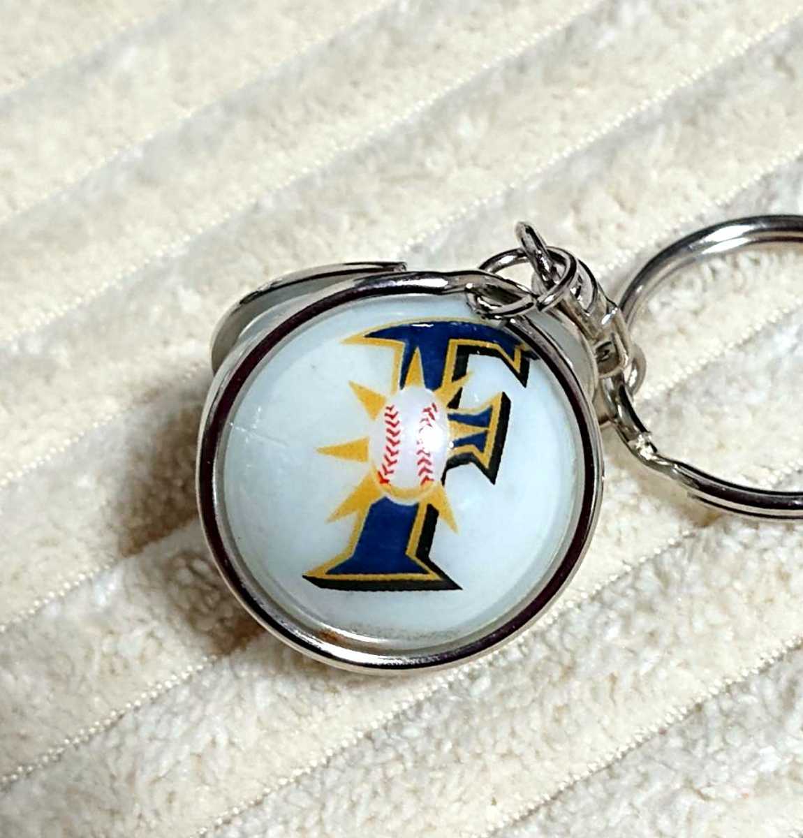 北海道日本ハムファイターズ 『セカンダリー』 『F』 キーホルダー 2008年 PEABLE COLLECTION拍卖