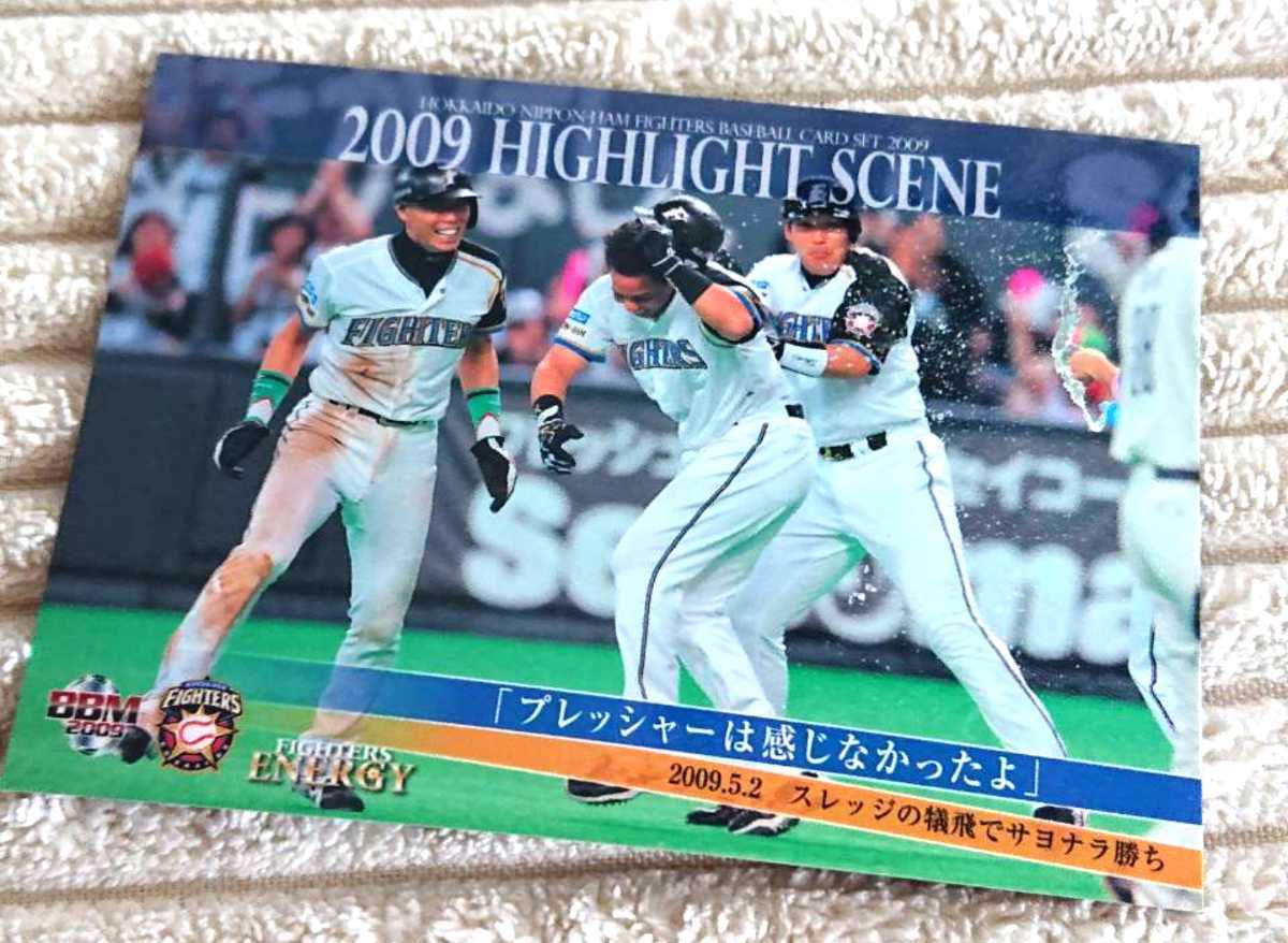 北海道日本ハムファイターズ 『ターメル・スレッジ』選手 BBM 2009年 ベースボールカード拍卖