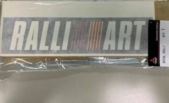 新品 純正品 MITSUBISHI 三菱 エンブレム ラリーアート リア ランサーエボリューション6 CP9A拍卖