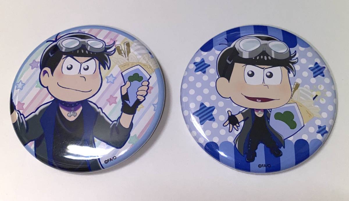 【カラ松】おそ松さん キャラクレ 缶バッジ 2個セット アイドル松拍卖