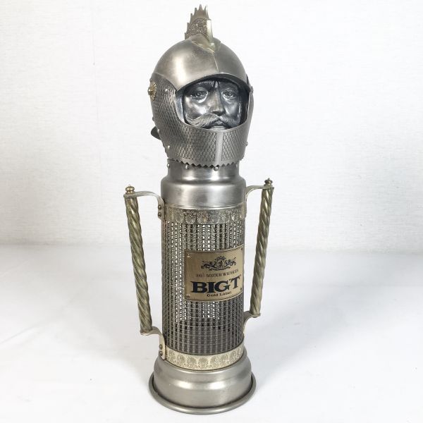 【オルゴール動作確認済】BIGT BIG T ビッグT Gold Label スコッチウイスキー ボトルケース 甲冑拍卖