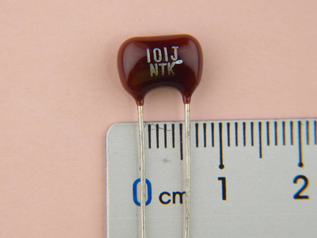 ★☆NTK マイカコンデンサ ±5% 100V 100pF 2個 未使用☆★拍卖