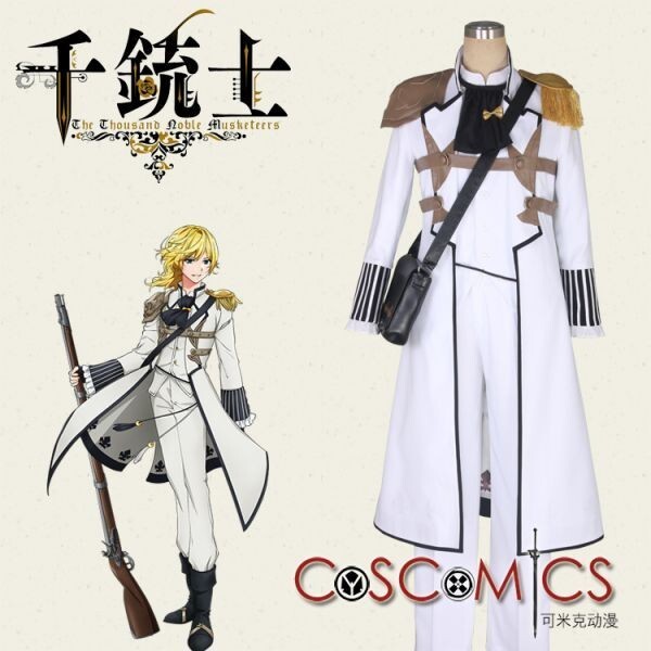 xd1039工場直販 高品質 実物撮影 千銃士 シャルルヴィル・マスケット アメリカ独立戦争 コスプレ衣装拍卖