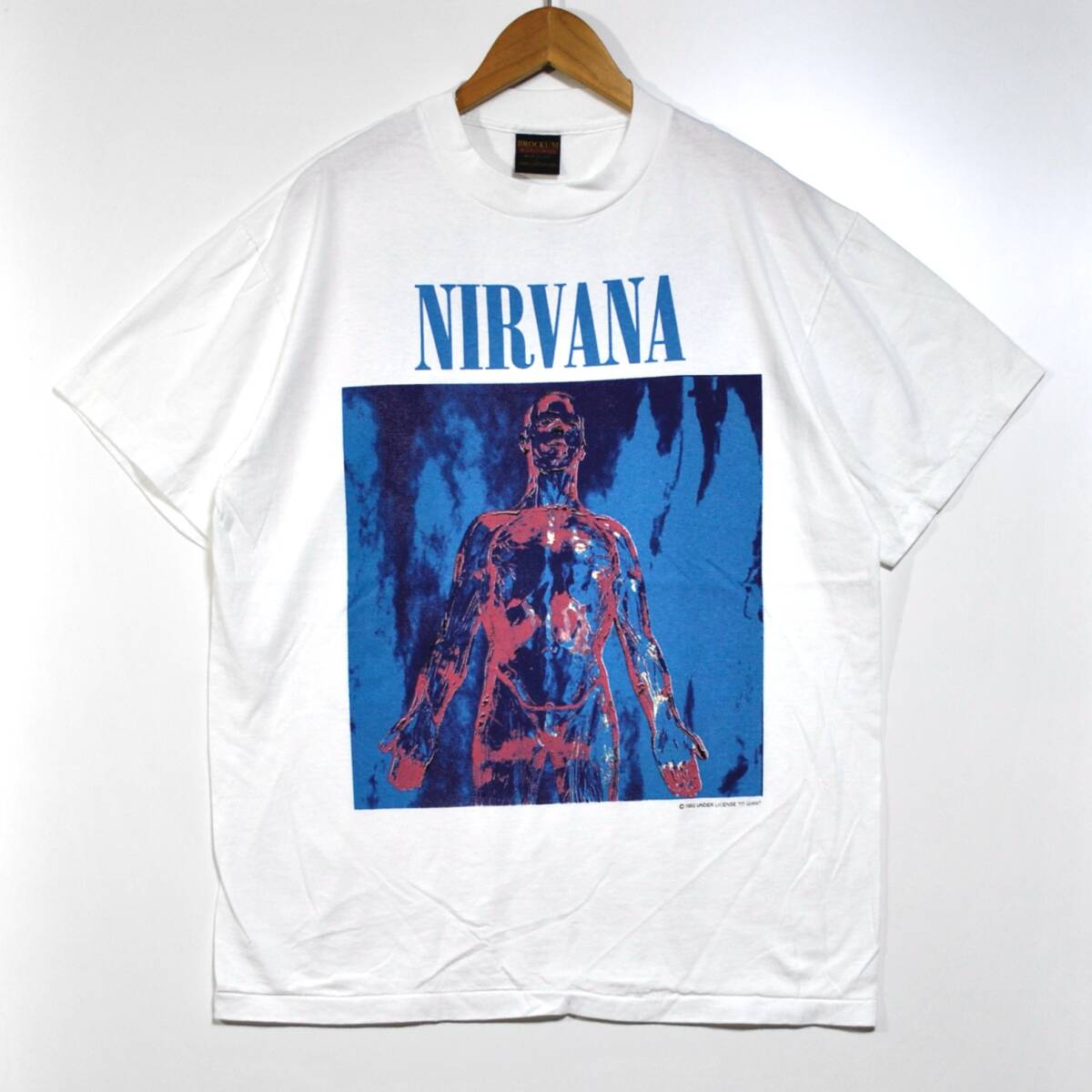 【NIRVANA】ニルヴァーナ SLIVER バンドTシャツ 白 L PREMIUMBOOT スリバー BROCKUM シングル拍卖