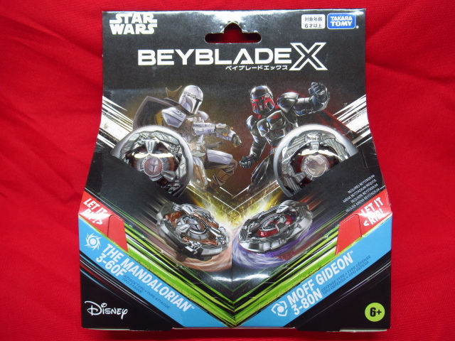 BEYBLADE X STARWARS ベイブレードX スター・ウォーズセット ベイブレードX ザ・マンダロリアン / モフ・ギデオン 管理7G0527D拍卖