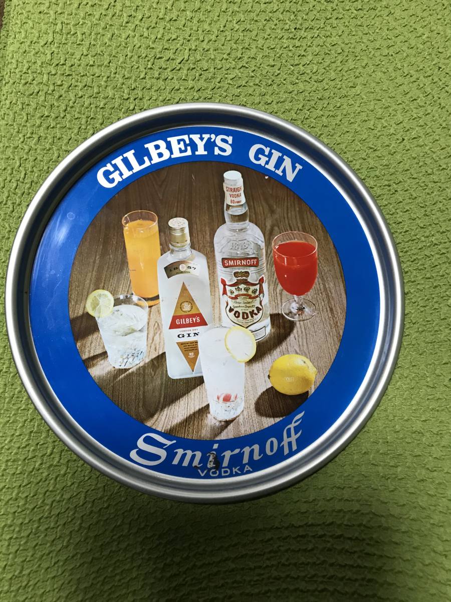 非売品 珍品 レトロ ビンテージ アンティーク スミノフ SMIRNOFF トレー トレイ拍卖