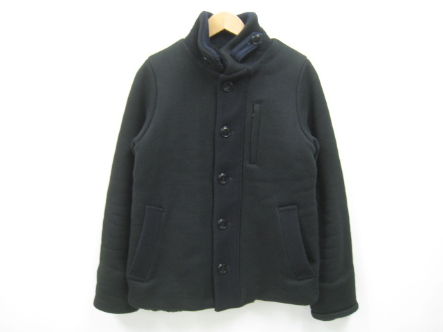 BLUEBLUE ブルーブルー デッキジャケット 裏起毛 ブラック 黒 Sサイズ 1拍卖