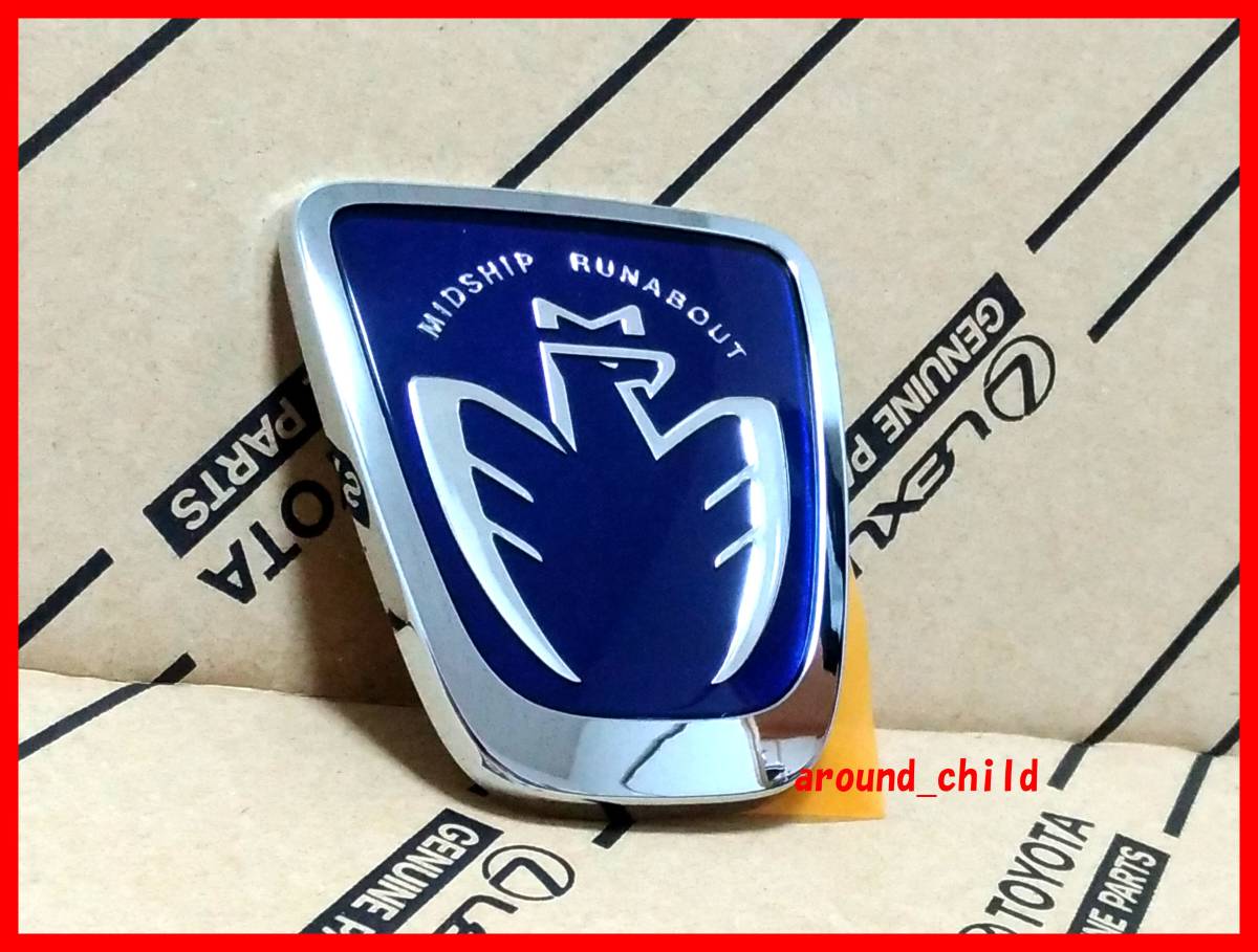 ■新品♪■ZZW30 MR-S / MRⅡ / MR2 トヨタ純正 フロントエンブレム■青/ブルー■A■拍卖