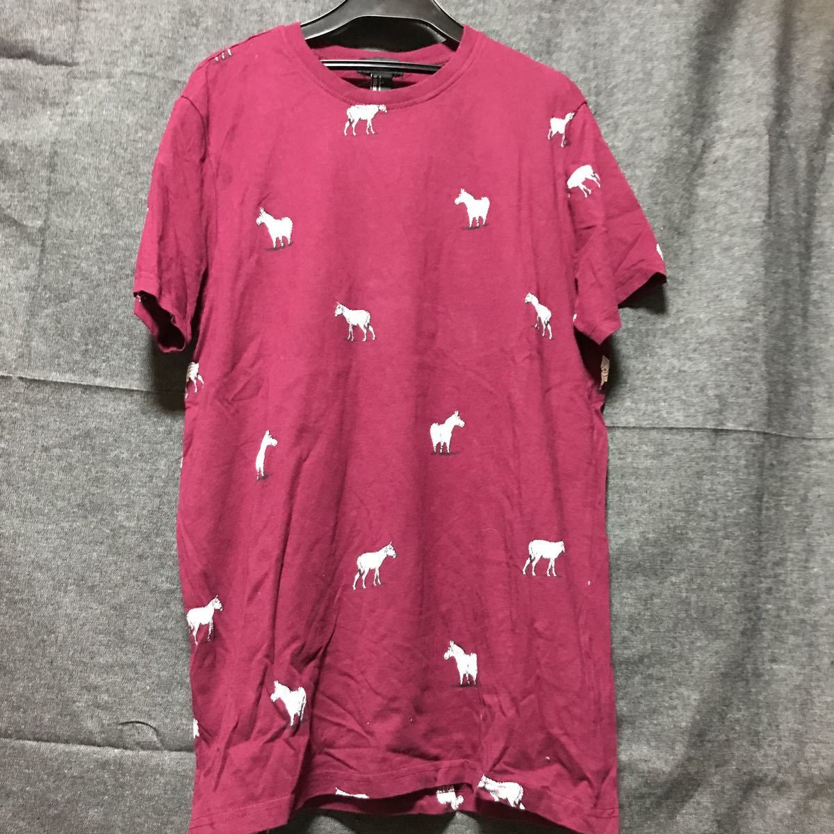 美品激安 Forever シマウマ ゼブラ Tシャツ S ほ拍卖