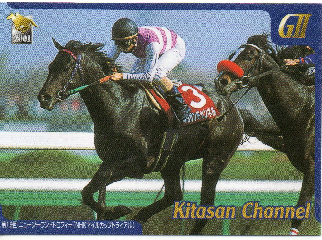 ★競馬★キタサンチャンネル サラブレッドカード2001 021 バンダイ拍卖