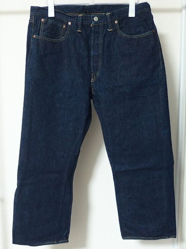 WAREHOUSE ウエアハウス DEAD STOCK BLUE デッドストックブルー Lot 1001XX(1000XX) 1947 MODEL デニム パンツ W38拍卖