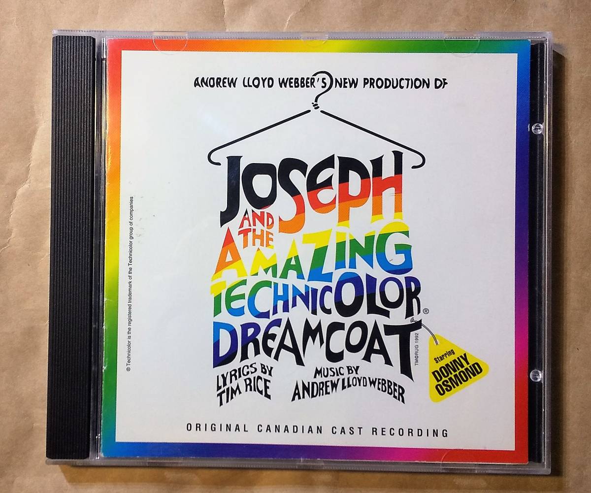 ♪即決/ヨセフ・アンド・ザ・アメージング・テクニカラー・ドリームコート/カナダキャスト拍卖