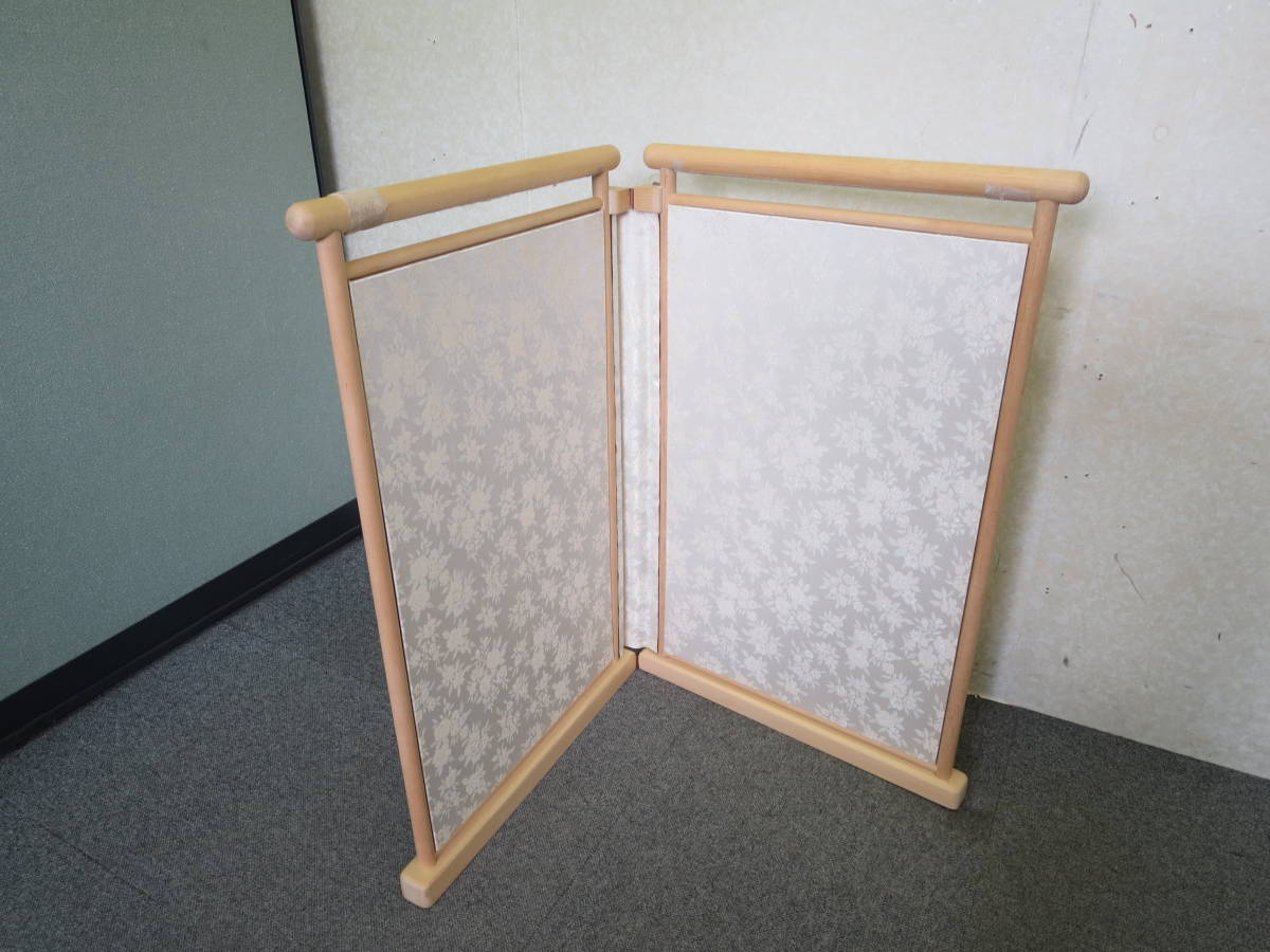 和風衝立 目隠し仕切り2連 送料無料!拍卖